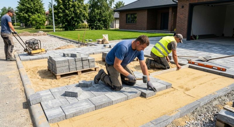Our team working on Concrete Installation projects in Oakland County, MI