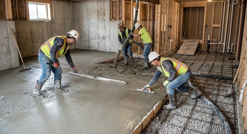 Basement Concrete Installation in Oakland County, MI