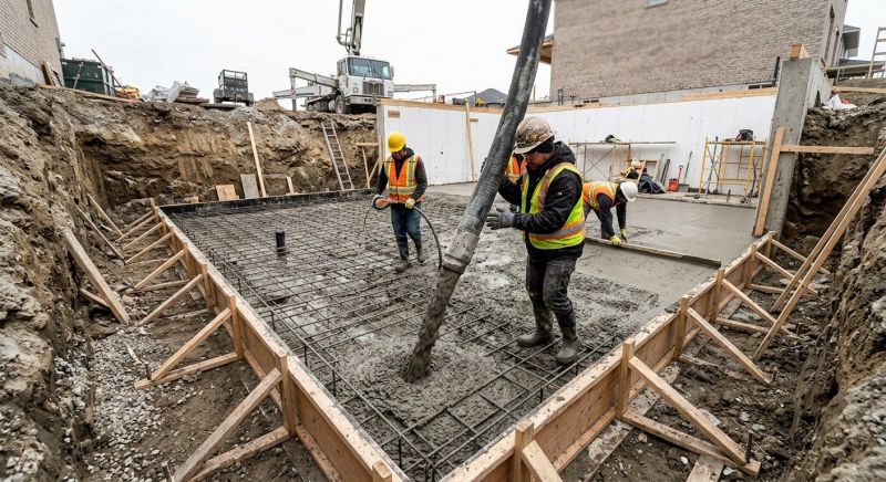 Basement Concrete Installation in Mount Clemens, MI