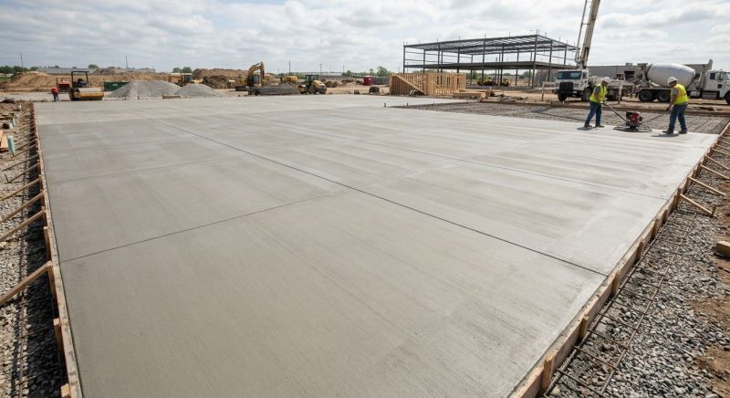 Commercial Slab Installation in Commerce Township, MI