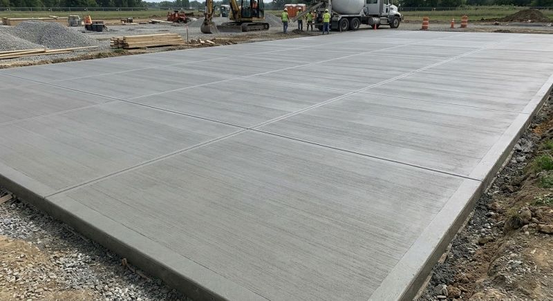 Commercial Slab Installation in Highland, MI