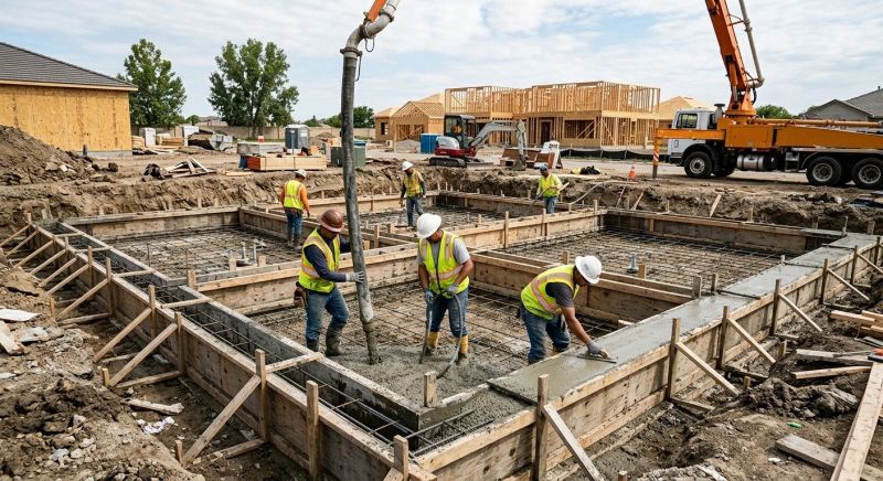 Concrete Foundation Installation in Oakland County, MI