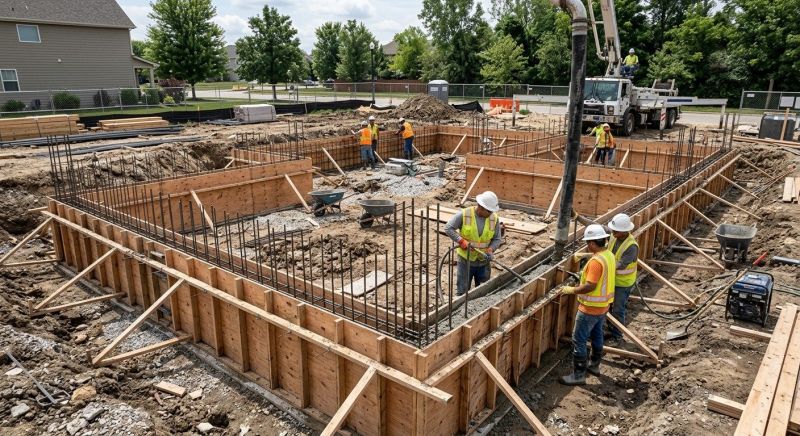 Foundation Construction in Lake Orion, MI