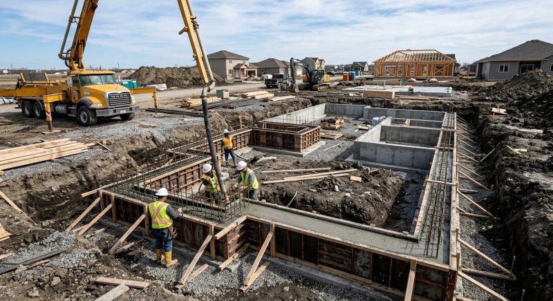 Foundation Construction in Redford, MI