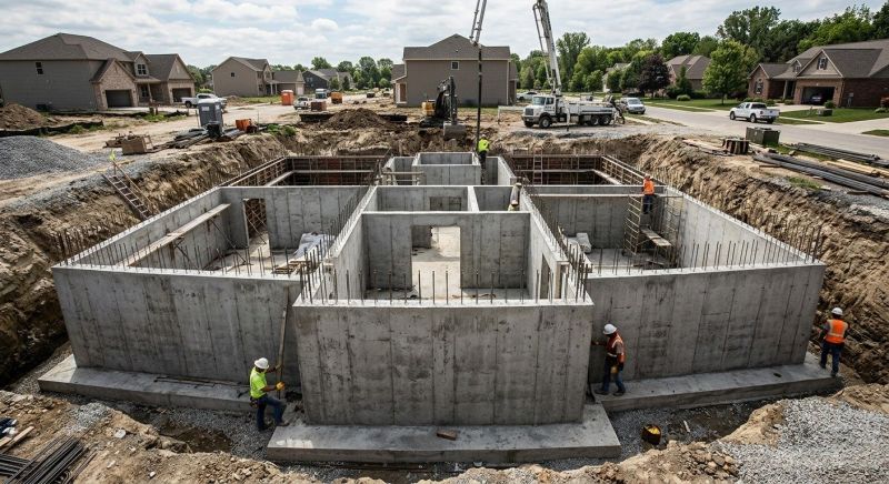 Foundation Construction in Wixom, MI
