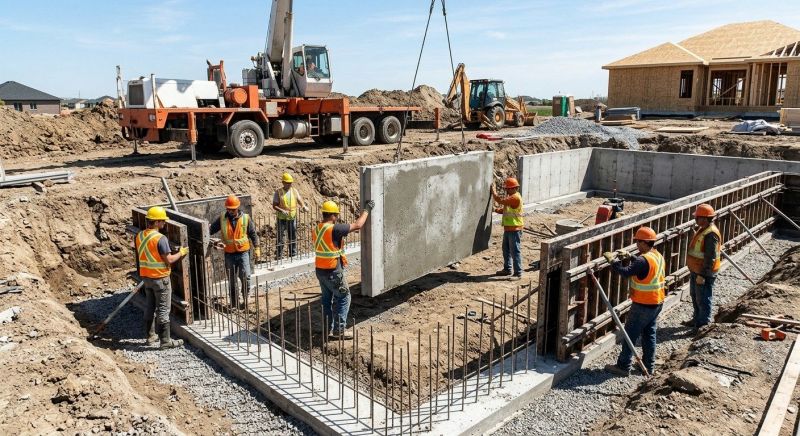 Foundation Wall Pouring in Grosse Pointe, MI