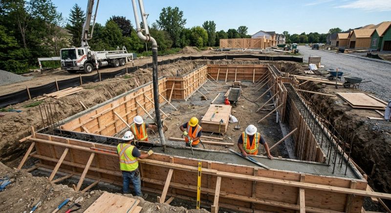 Home Foundation Installation in Dryden, MI