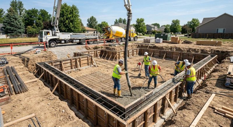 House Foundation Installation in Oakland County, MI